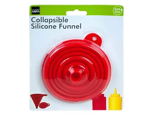 Bulk Buys BPA-Free Collapsible Silicone Kitchen Funnel