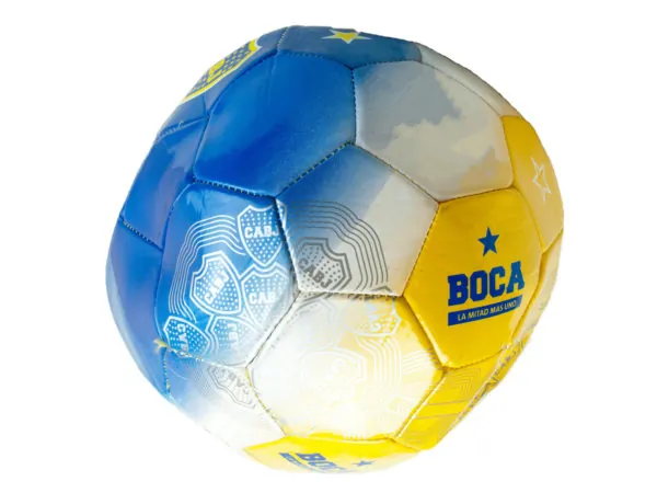 Bulk OT945 Size 5 Argentina Boca Jrs Tri-color Soccer Ball