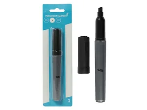 Bulk Buys Black Chisel Tip Permanent Marker - Versatile and