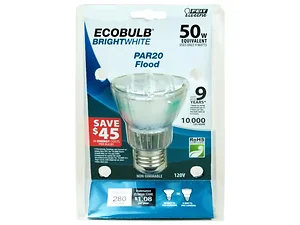 HD118 | Bulk Buys Feit Electric 9W PAR20 Bright White CFL