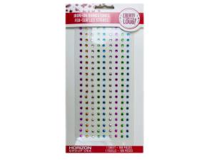 Bulk SC653 198 Pc Mutli Color Iron-on Rhinestones