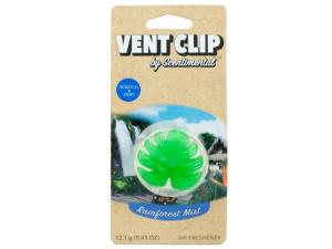 Bulk CA328 Rainforest Mist Vent Clip Air Freshener