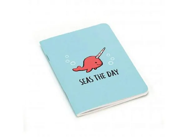 Bulk KL787 Seas The Day Mini Notepad In Aqua