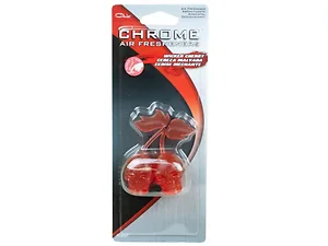 EN518 | Bulk Buys Wicked Cherry Skulls Chrome Air Freshener