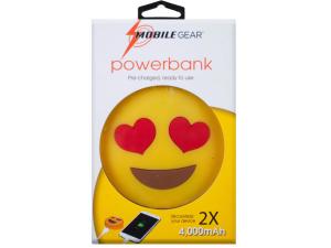 Bulk EN535 4000 Mah Heart Eyes Emoticon Powerbank With Charging Cable