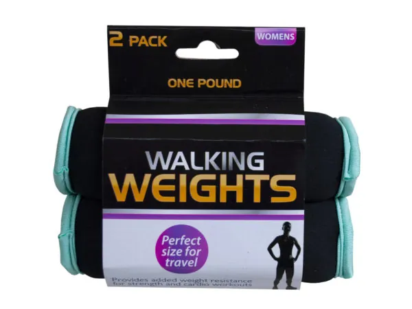 Bulk EN389 Adjustable 2 Pack 1 Lb Walking Weights For Fitness