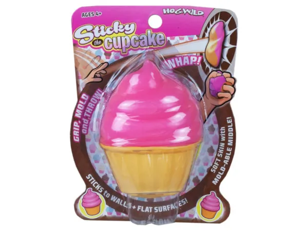 Bulk DI650 Cupcake Sticky Throw Toy