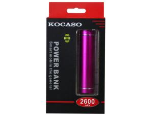 Bulk CS064 2600mah Kocaso Power Bank In Pink