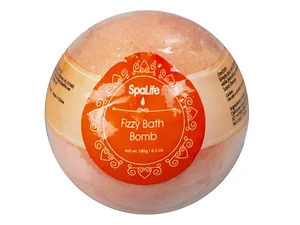 BB762 | Bulk Buys Spa Life Fizzy Orange Bath Bomb for