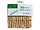 Bulk Buys 50-Pack Waxed Hardwood Clothespins for Laundry &