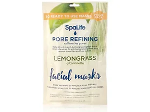 Bulk Buys Lemongrass Pore-Refining Facial Mask Set - 10