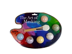 Bulk Buys Multi-Masking Facial Palette with Silicone Brush