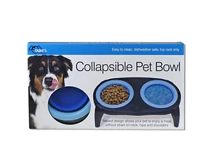 Bulk Buys Adjustable Elevated Pet Bowl Set