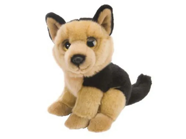 Bulk DD237 Wild Watchers 7quot; German Shepherd Plush Toy