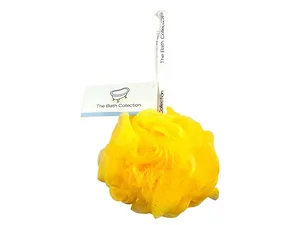 GR311 | Bulk Buys Yellow Mesh Net Body Sponge with Soft