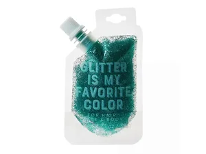 Bulk Buys Aqua Mini Body Glitter Pouch - Sparkle Anywhere