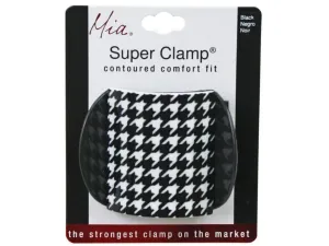 Bulk KA615 Mia Beauty Super Clamp In Houndstooth Print