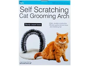Bulk Buys Self-Scratching Cat Grooming Arch for Cats and