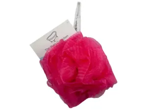 Bulk GR317 Hot Pink Mesh Net Body Sponge