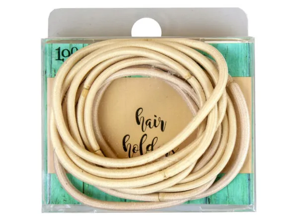 Bulk SC681 10pk Blonde Elastic Hair Bands