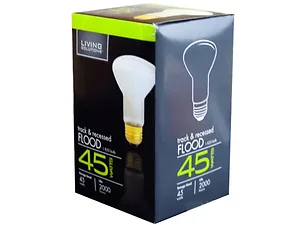 Bulk Buys Living Solutions 45W Frosted Reflector R20 Flood