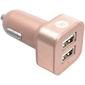 Iessentials 2.4A 2 USB CAR CHRGR GLD