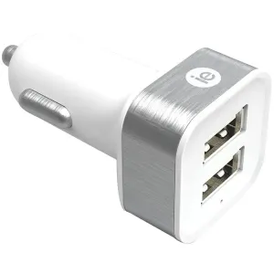 Iessentials IEN-PC22A-WT 2.4a 2 Usb Car Chrgr Wht