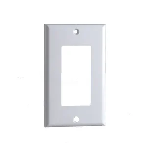 20-5112 | Datacomm Electronics 1GANG WALL PLT WHT