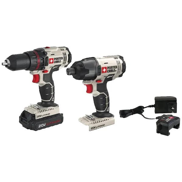 Porter RA48795 Porter-cable 20-volt Max Cordless 2-tool Combo Kit With