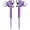 IQ-113 PURPLE | Supersonic DGTL STEREO EARPHN PUR