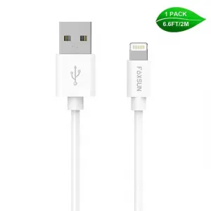 Foxsun AM001006 6.6 Ft Lightning Charging Cable For Iphone And Ipad