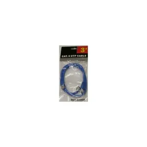 Imicro C6M-3-BUB Imicro C6m-3-bub 3ft Cat6 Utp Molded Patch Cable (blu