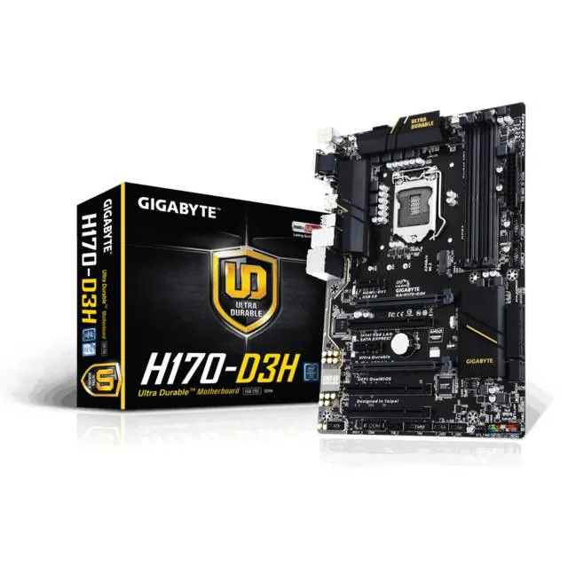 Gigabyte GA-H170-D3H Ga-h170-d3h Lga1151 Intel H170 Ddr4 2-way Crossfi