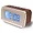 Jensen Jensen Digital Retro Flip Alarm Clock with AM/FM