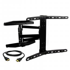 Megamounts GMCT01-HDMI-BNDL-2 Full Motion Wall Mount For 32-70 Inch Cu