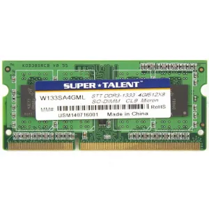 Super W1333SA4GML(SZ) Ddr3l-1333 Sodimm 4gb512mx8 Cl11 Micron Chip Not