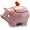 Urban Market Pink Pig Shaped Cookie Jar with Durable Lid