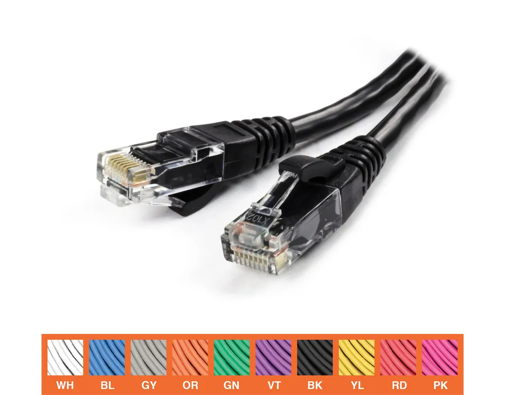 Hyperline HY-PATCHCORD-C5E-15F-BK Pc-lpm-utp-rj45-c5e-15f-bk