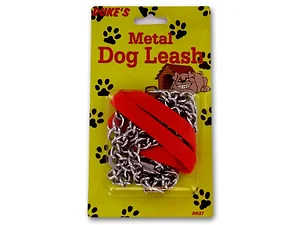 Dukes Durable Chrome Dog Leash with Comfortable Nylon Handle