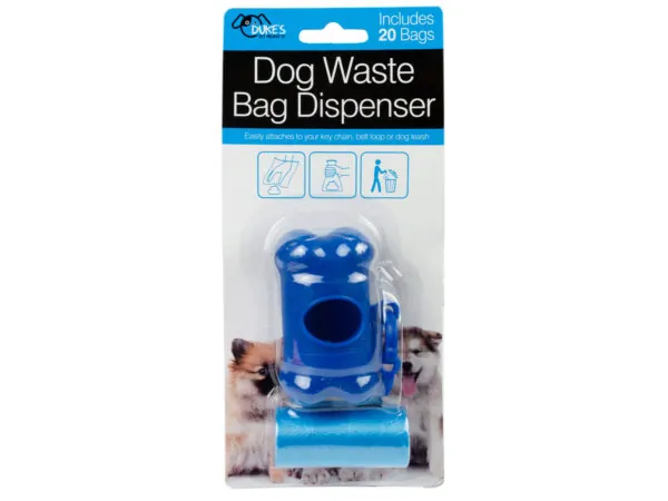 Dukes DI030 Dog Waste Bag Dispenser With Refill Bags