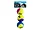 Dukes Brightly Colored Dog Tennis Balls - 3 Pack