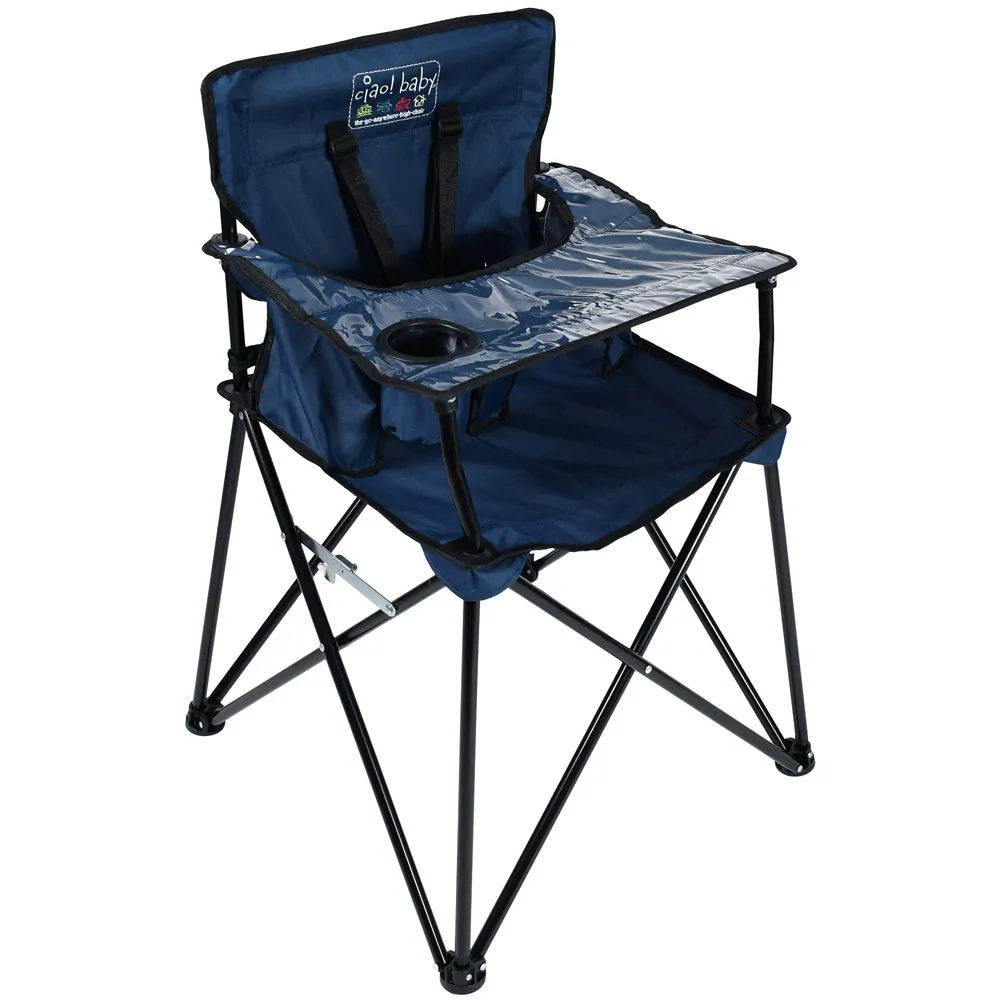 Jamberly HB2010 Ciao! Baby Portable High Chair - Navy Travel Seat