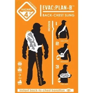 Hazard EVCPLBATS 4 Plan-b Evac Series Frontback Modular Sling Pack - A