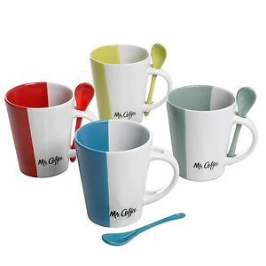 116837.08 | Mr Coffee Mr. Coffee Cafe Roma 14 oz. Mug Set