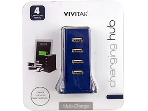 EC383 | Bulk Buys Vivitar 4-Port USB Charging Hub for