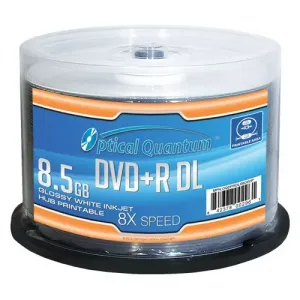 Vinpower OQDPRDL08GWIP Optical Quantum 8.5gb Dvd+r Dl