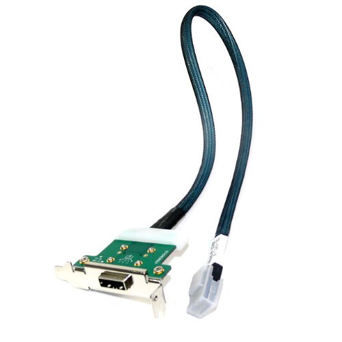 Supermicro CBL-0167L-LP 61cm 1-port Ext Ipass To Int Ipass Lp