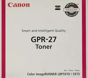 Original Canon 9643A008AA Gpr27 Magenta Toner Cartridge Box Of 2 For U