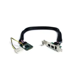 Startech MPEX1394B3 3 Port 2b 1a 1394 Mini Pci Express Firewire Card A