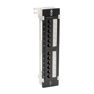 N250-P12 | Tripp Lite CAT6 WALL-MOUNT POE PATCH PANEL
